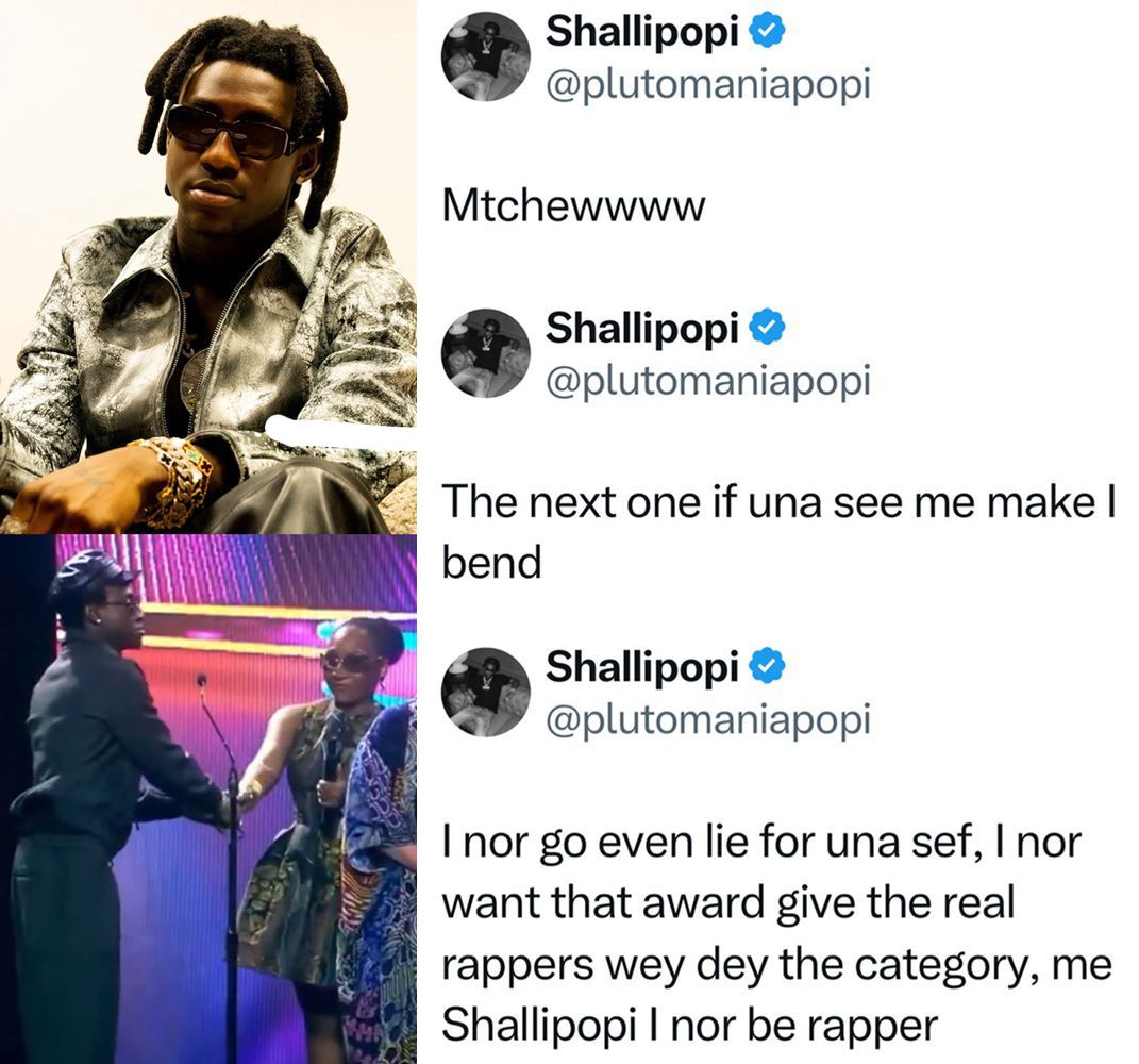 busterblog - Shallipopi Rejects Rap King Crown After Headies Win: 'Give It to the Real Rappers'