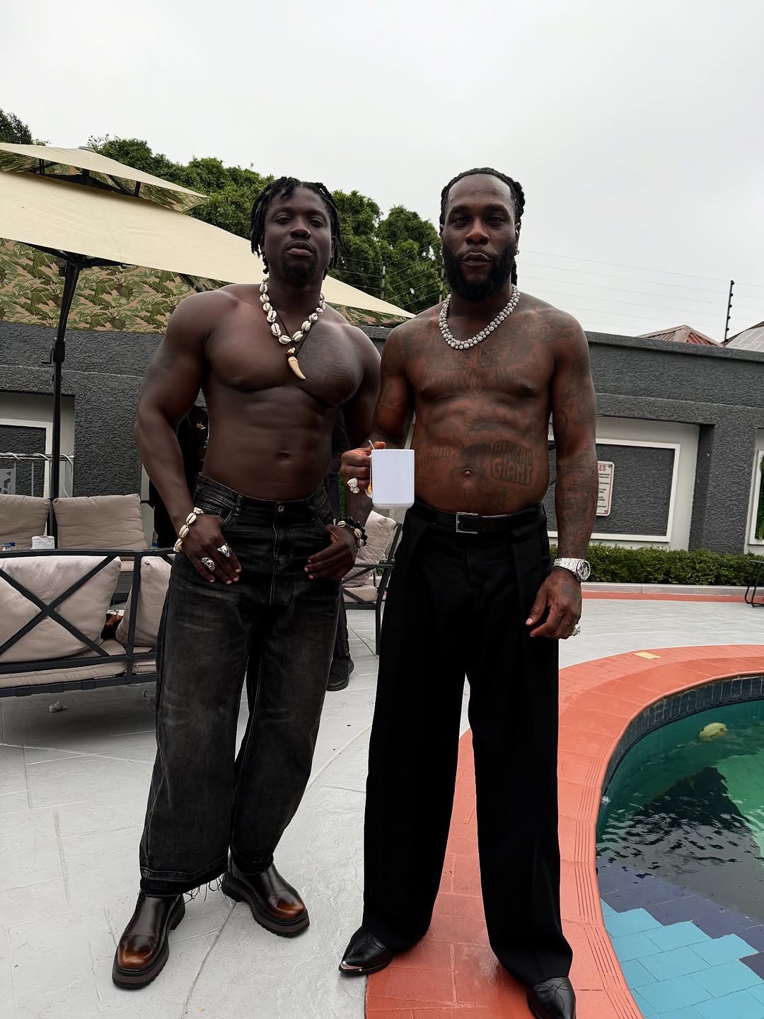 VeryDarkMan and Burna Boy Spark Frenzy in Abuja Link-Up
