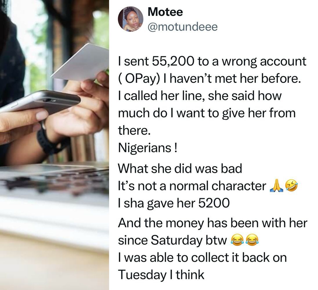 Nigerian Woman Shares Shocking Experience After Mistakenly Transferring Money to a Stranger