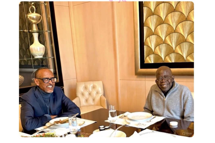 Tinubu and Kagame’s Paris Lunch Sparks Quiet Diplomacy Talk Across Africa