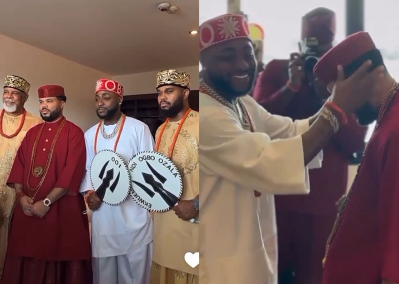 busterblog - Davido Steals the Spotlight as Groomsman at Asa Asika’s Traditional Wedding