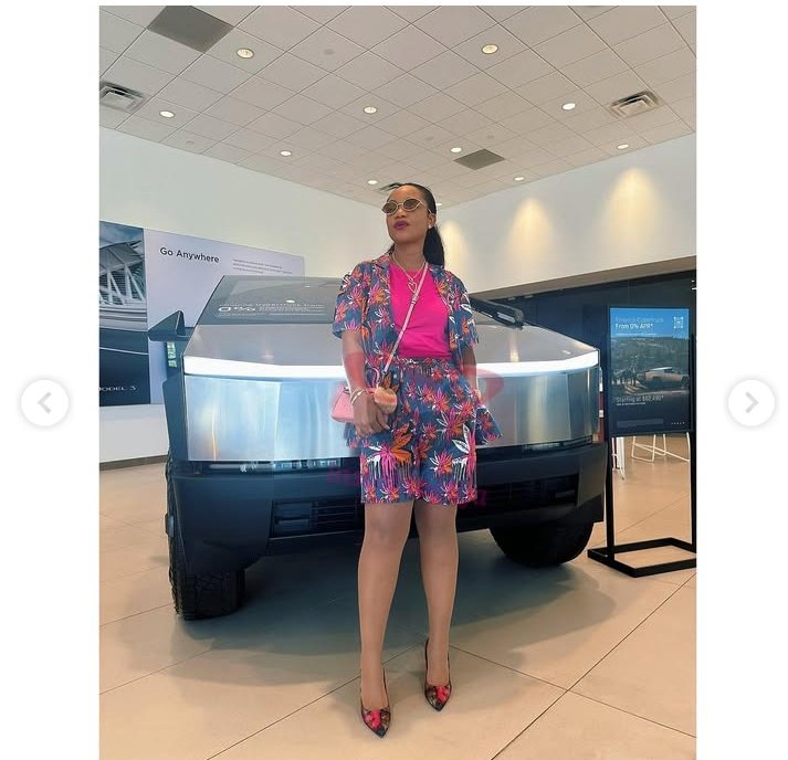 Gospel Singer Ada Ehi Splashes Millions to Acquire Tesla Cybertruck