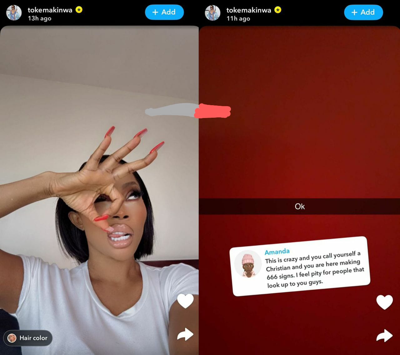 busterblog - “She Just Said ‘Ok’: Toke Makinwa Shrugs Off ‘666’ Accusation and Sparks Online Debate