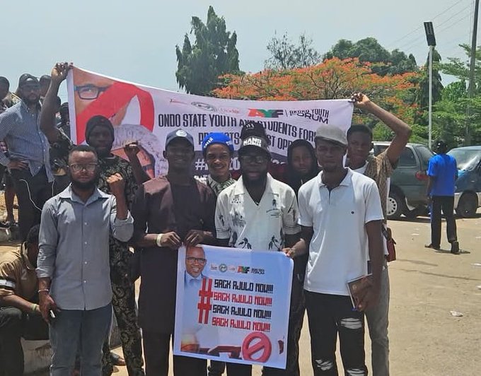 busterblog - Protest Rocks Akure Over Arrest of Former Polytechnic SUG Leader