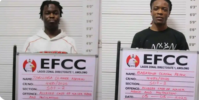 T-Dollar and TobiNation Sentenced to Six Months in Prison for Naira Mutilation