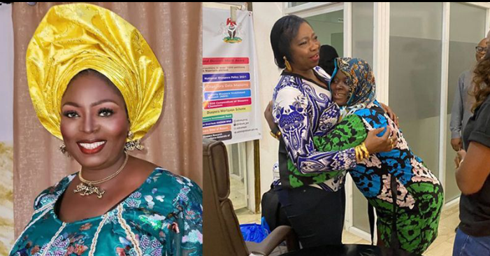 busterblog - Tears of Joy as Actress Jumoke George Reunites with Daughter After Four-Year Ordeal in Mali