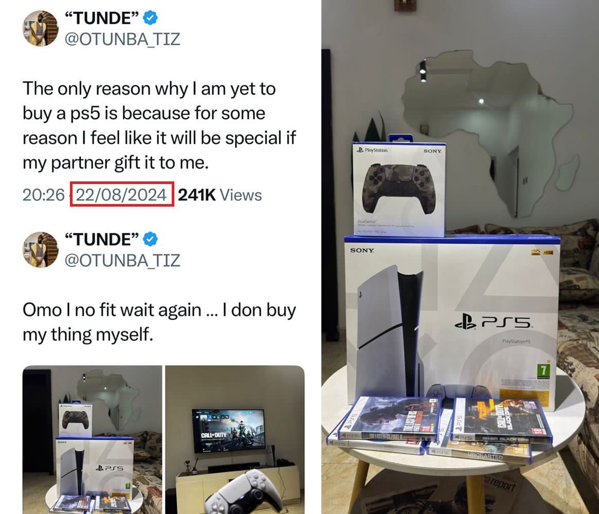 busterblog - From Hope to Hustle: Man Finally Buys Himself a PS5 After Months of Waiting for Partner's Gift