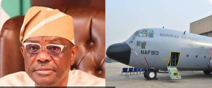 busterblog - Panic in the Skies: Minister Nyesom Wike Narrowly Escapes Plane Crash After Mid-Air Engine Failure