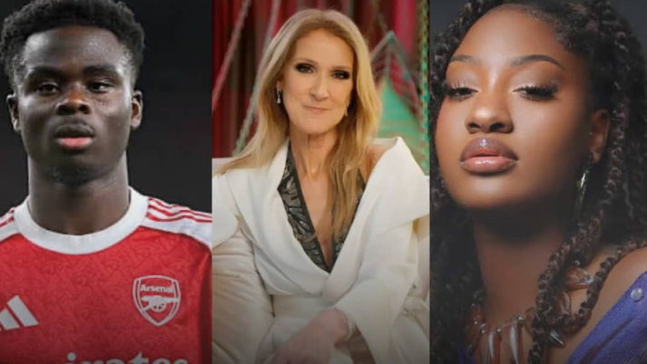 “I Don’t Know Who Celine Dion Is” — Bukayo Saka Leaves Tems Stunned During Viral Studio Moment