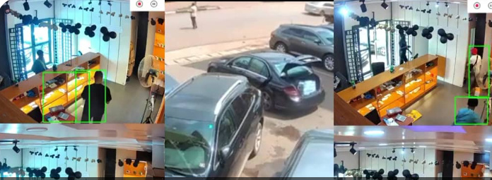 Terror at Cozeyz Plaza: CCTV Captures Chilling Moment Armed Robbers Shoot Store Owner in Enugu
