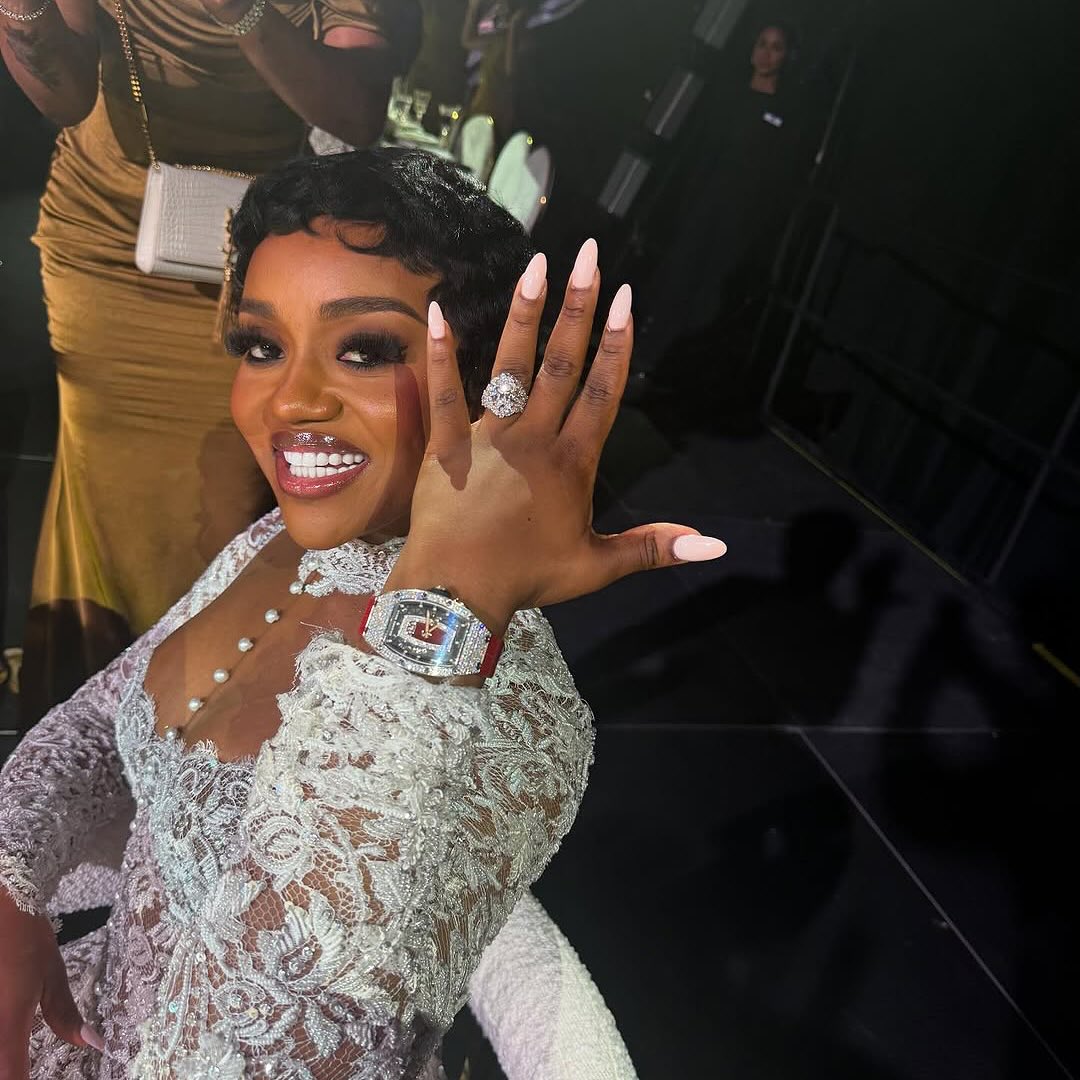 Davido Shuts Down Luxury Game as He Gifts Wife Chioma a $300,000 Factory Iced-Out Richard Mille Watch in Lavish Wedding Surprise