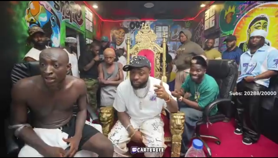 busterblog - Davido Demands $1 Million Deal Upgrade on Carter Efe’s Twitch Stream as African Creators Rewrite Streaming Economics