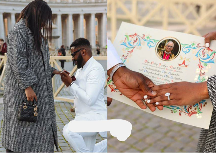 A Decade Later, Down on One Knee Again: Ebuka Obi-Uchendu Re-Proposes to His Wife in Romantic Italian Surprise