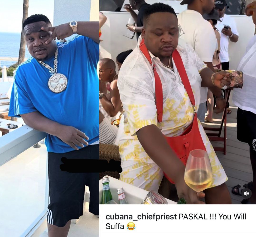 busterblog - "PASKAL!! You Will Suffa" – Cubana Chief Priest Throws Shade at Alleged Kenyan Babymama While Vacationing in Spain