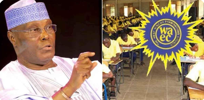 In the Dark: Atiku Slams WAEC Exam Chaos as ‘National Disgrace’