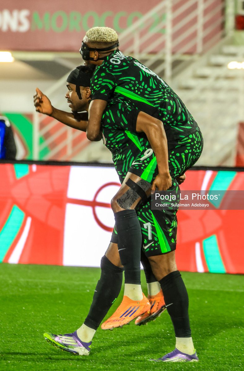 Super Eagles Crush Mozambique 4–0 to Storm AFCON 2025 Quarter-Finals in Commanding Display