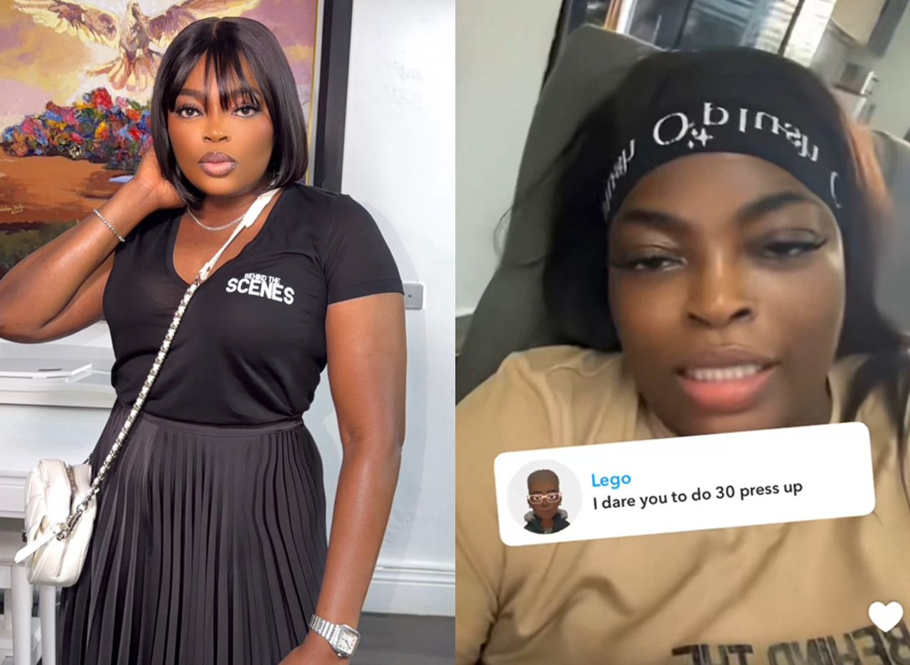 “I Will Report You to God!” — Funke Akindele Fires Back After Follower Dares Her to Do 30 Press-Ups
