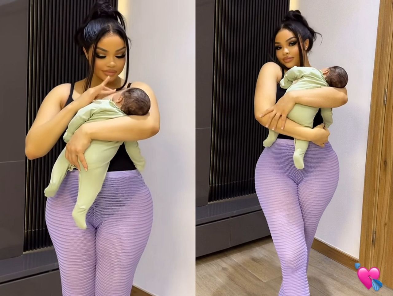 busterblog - BBNaija Star Nengi Melts Hearts as She Shares Adorable Video with Her Newborn Daughter