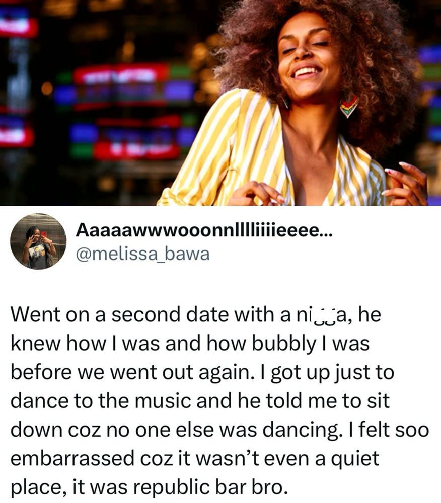 busterblog - Ghanaian Lady Left Embarrassed After Date Tells Her to Sit Down While Dancing at a Bar
