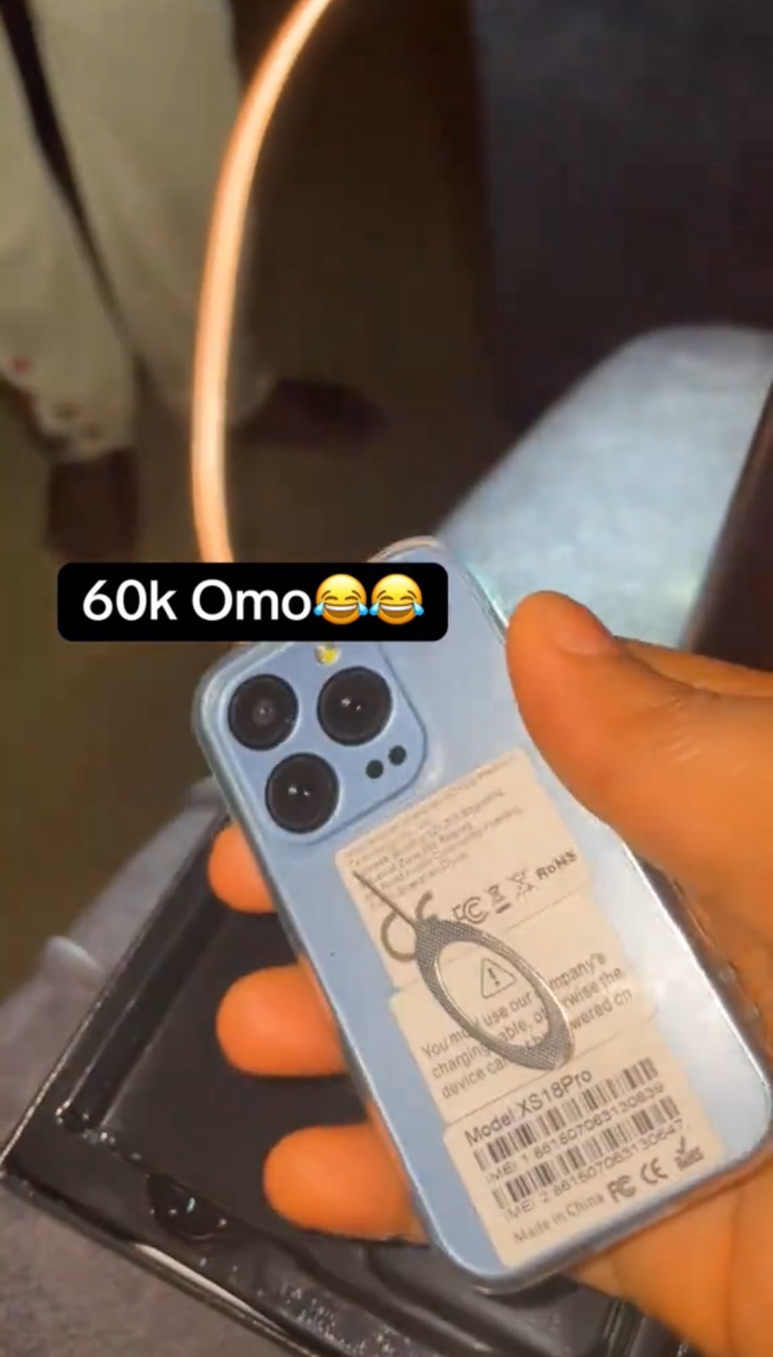 Shock Delivery: Woman Left Speechless After Boyfriend’s ₦60K iPhone 16 Pro Order From TEMU Turns Into a Wild Joke