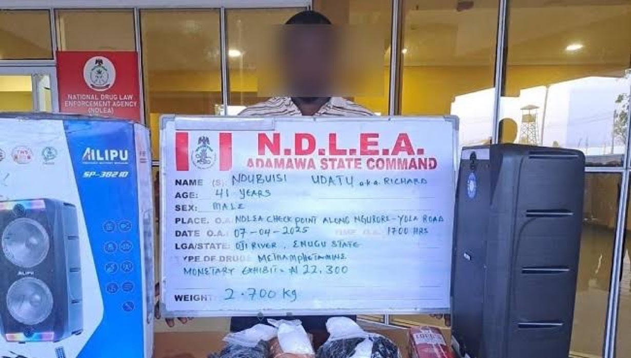 busterblog - Busted Again: 41-Year-Old Ex-Convict Nabbed by NDLEA While Trying to Smuggle Meth in Music Speakers