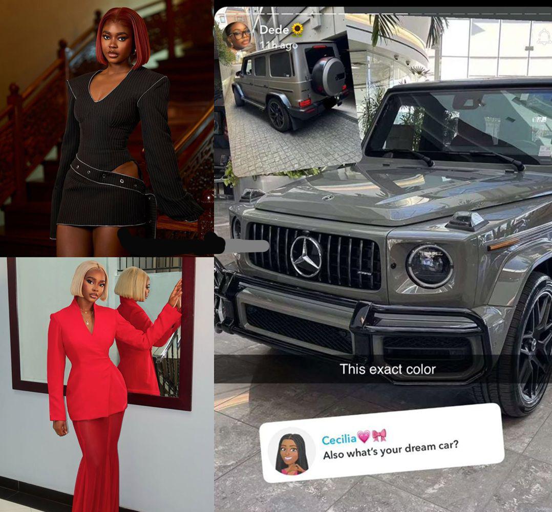 busterblog - “My Dream Car Is A White Range Rover Velar With Red Interior” — BBNaija First Runner-Up, Dede, Opens Up About Her Ultimate Ride