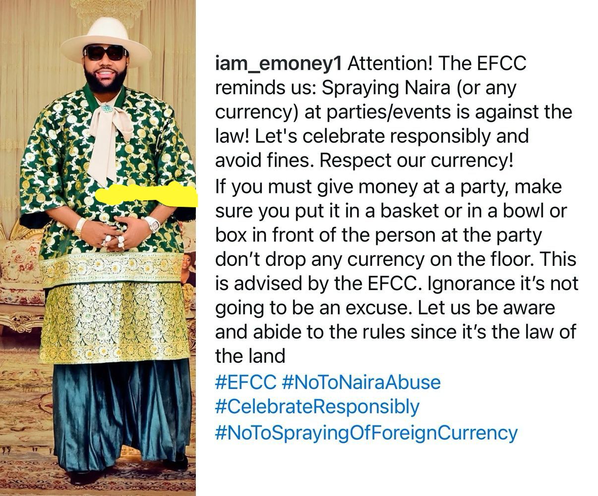 “No More Naira on the Floor”: E-Money Speaks Out on Spraying Money at Parties After EFCC Release