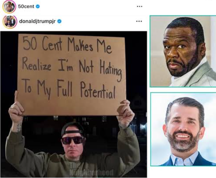 busterblog - “‘Let’s Make 2026 Great’: Trump Jr. and 50 Cent’s Christmas Exchange Sparks Cheers, Chuckles, and a Call for Calm”