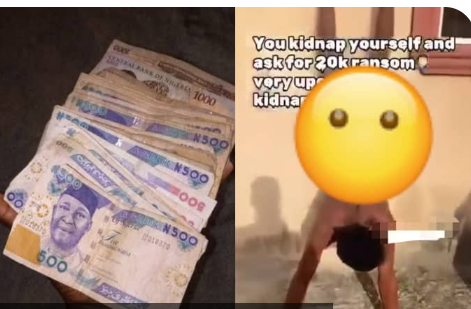 busterblog - Man 'Kidnaps' Himself for ₦20,000 Ransom, Sparks Outrage and Laughter Online