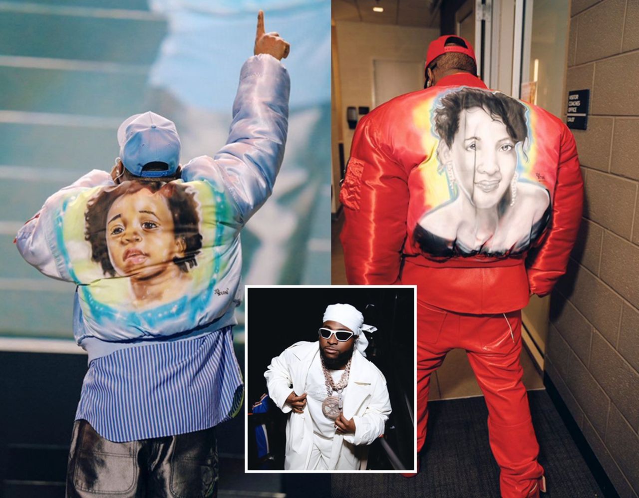 A Superstar’s Grief: Davido’s Emotional Jacket Tribute to His Late Son and Mother Stirs Hearts Worldwide