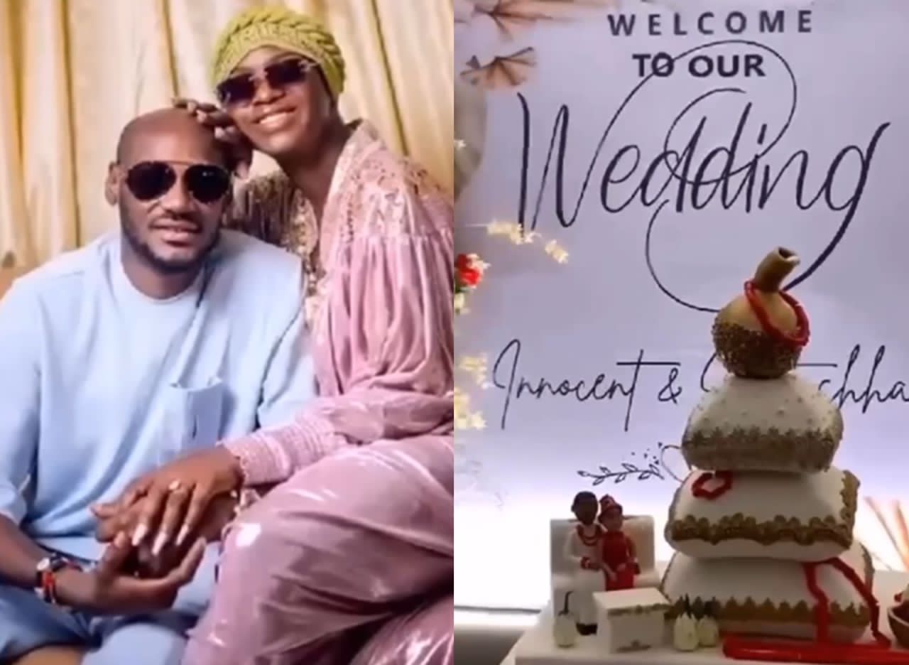 busterblog - Waves of Elegance and Legacy: 2Baba and Natasha Osawaru Seal Their Love in a Glamorous Traditional Wedding