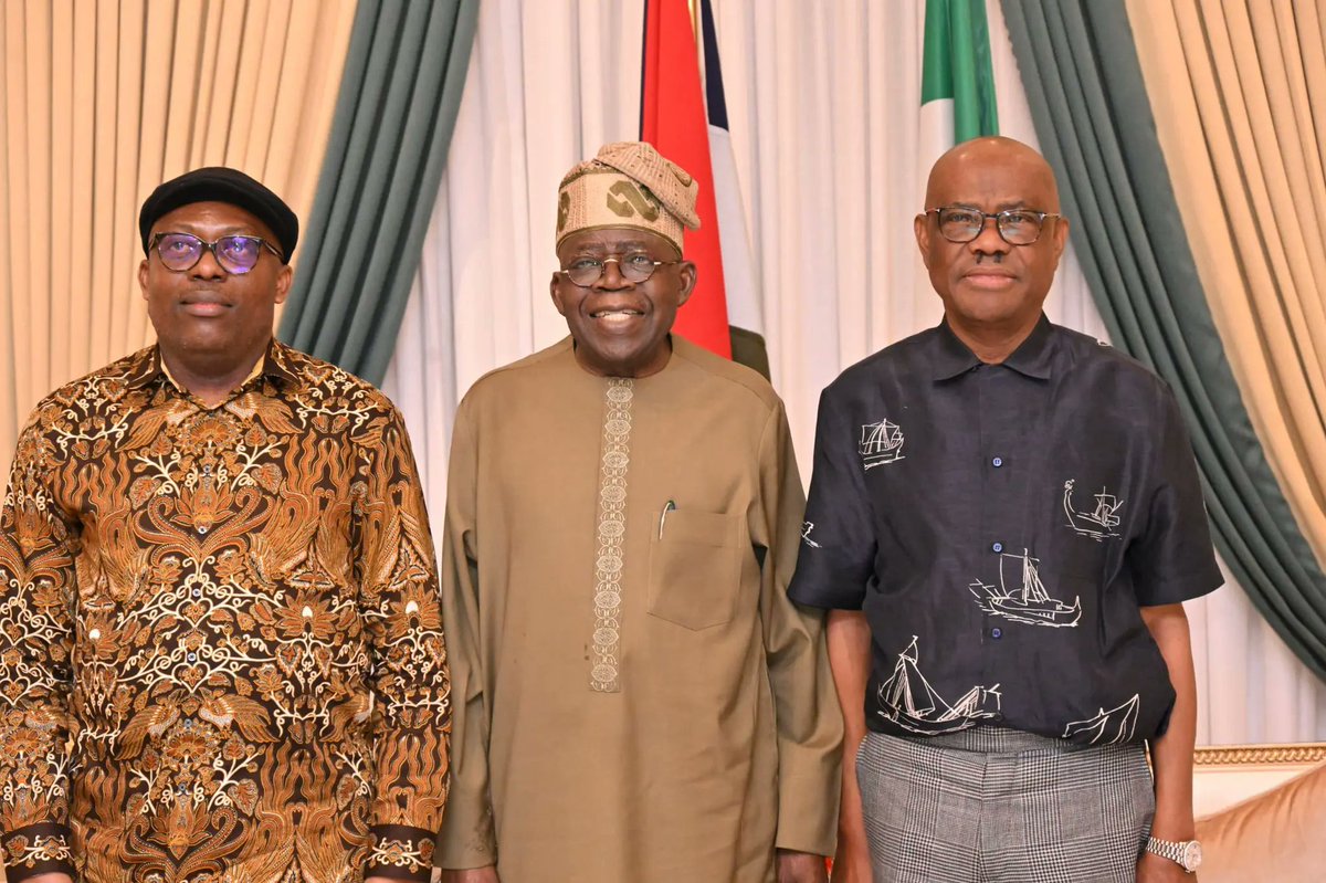 busterblog - Wike and Fubara Reconcile in Aso Rock: Tinubu Brokers Peace in Rivers Political Feud