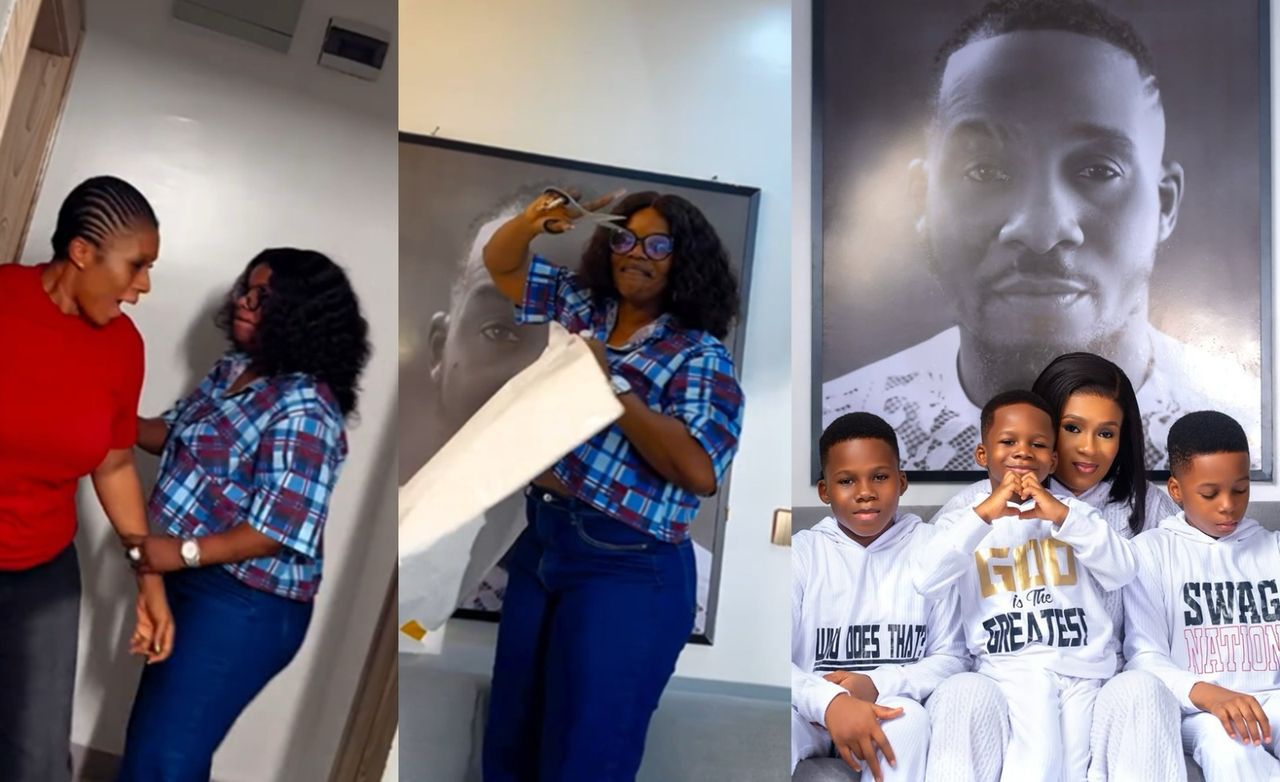 busterblog - A Touching Tribute: Empress Njamah Surprises Late Junior Pope’s Wife with Heartfelt Photoshoot for His One-Year Remembrance