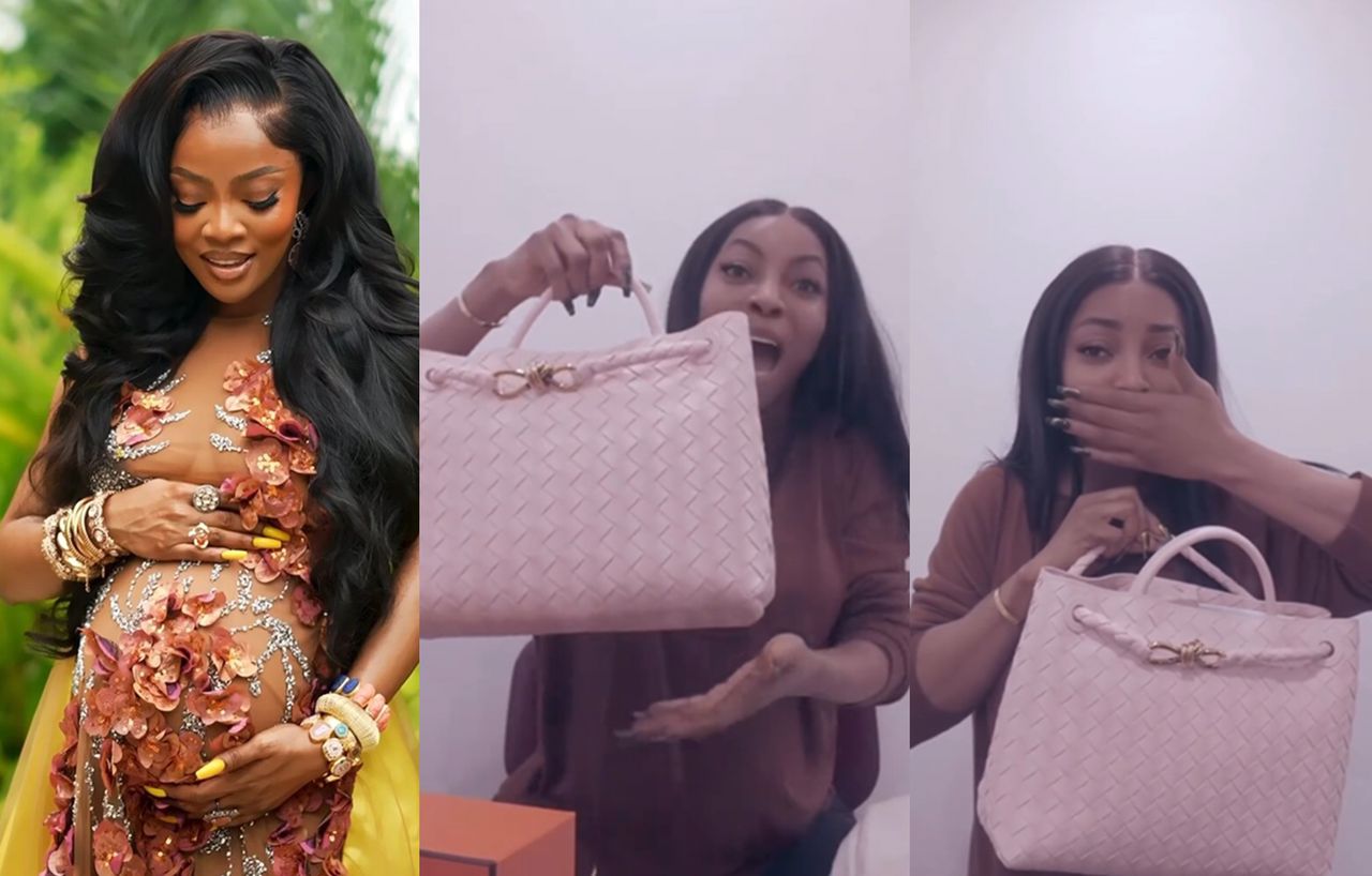 Pink, Luxury, and Joy: Toke Makinwa’s Gender Reveal with a Bottega Veneta Statement