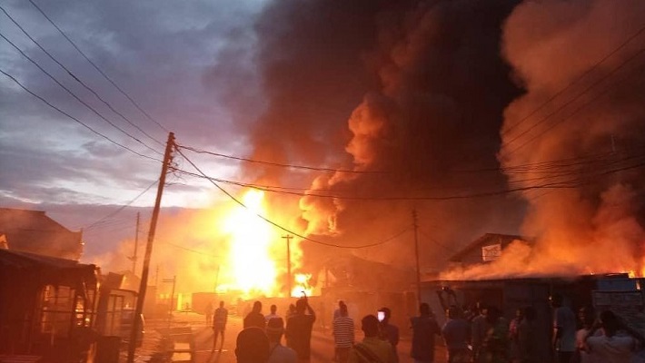 Panic in Lagos as Gas Explosion Injures 15 in Ijora Badia