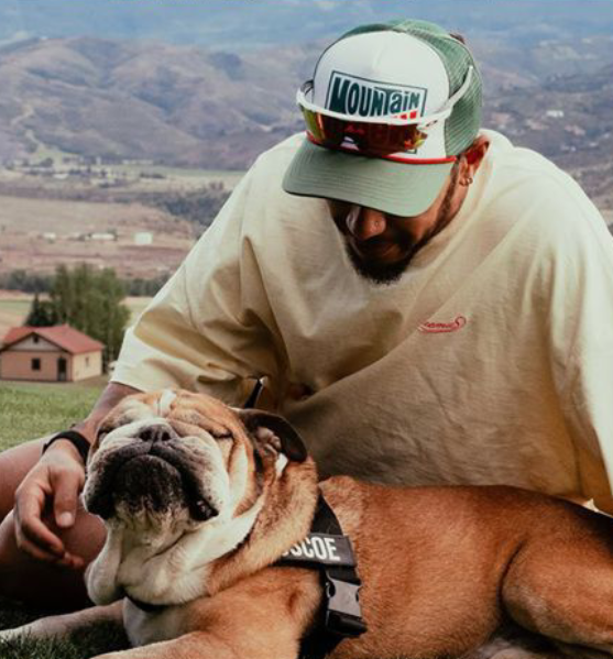 Lewis Hamilton Heartbroken as He Announces the Passing of His Beloved Dog Roscoe After Four Days on Life Support