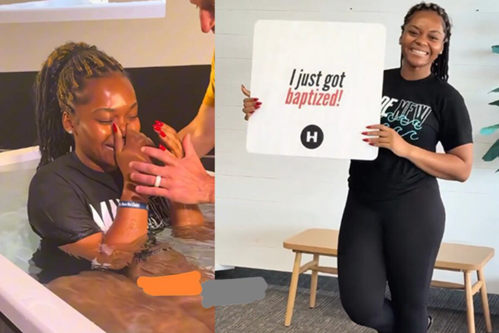 “The Most Important and Best Decision I Will Ever Make” – BBNaija Star Lilo Rejoices as She Gets Baptized