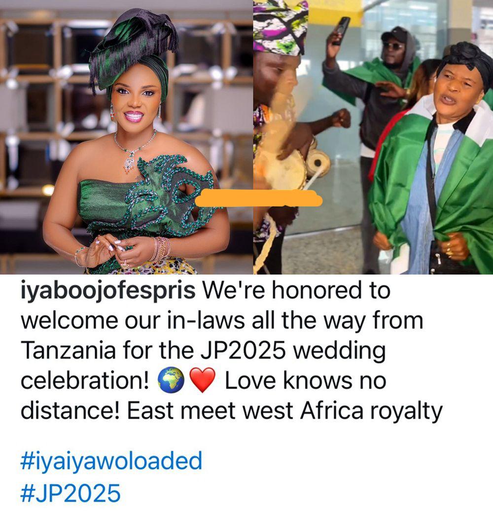 busterblog - “East Meets West in Royal Romance”: Iyabo Ojo Rolls Out the Red Carpet for Tanzanian In-Laws Ahead of Priscilla and Juma Jux's Star-Studded Wedding