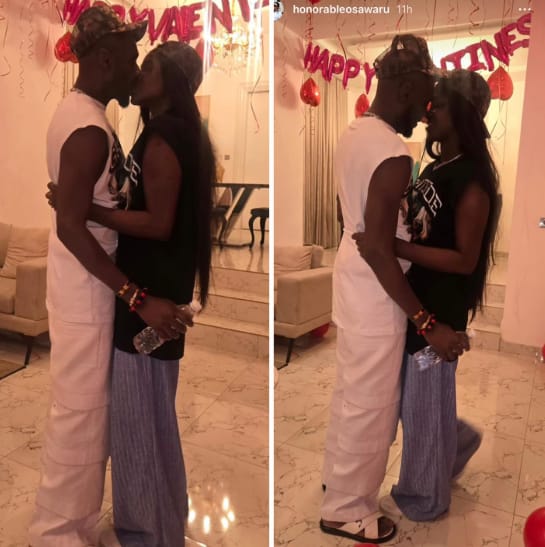 Love in Full Bloom: Natasha Idibia and 2Baba’s Passionate Kiss Photos Melt Hearts Across Social Media