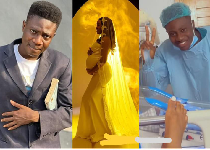 “You Carried Pregnancy So Beautifully” – Comedian Remote Celebrates Wife as They Welcome Their Child in an Emotional Tribute