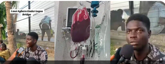 Heartbreaking Lagos Survival Story: Nigerian Man Loses ₦3,500 Blood Donation Money, Sleeps Under Bridge in the Rain