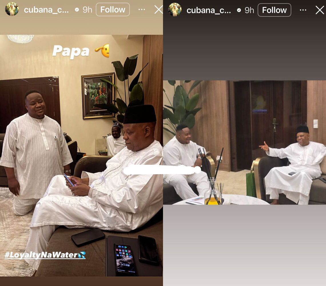 busterblog - Loyalty Na Water: Cubana Chief Priest Kneels Before Vice President Kashim Shettima, Sparking Waves Across Nigeria