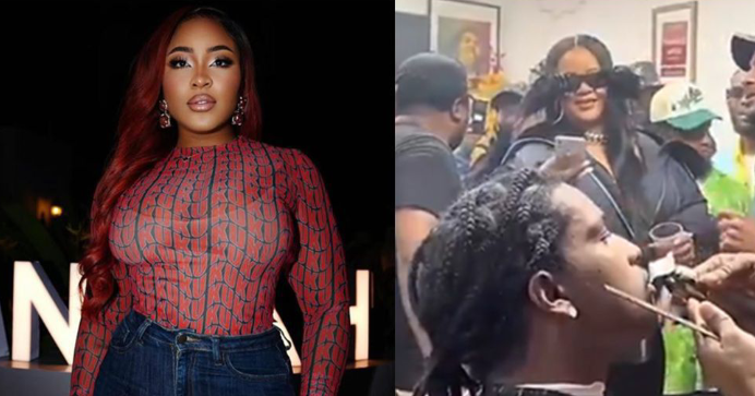 Erica Nlewedim Sparks Lively Debate as She Reacts to Viral Video of Rihanna at a Barbershop with A$AP Rocky