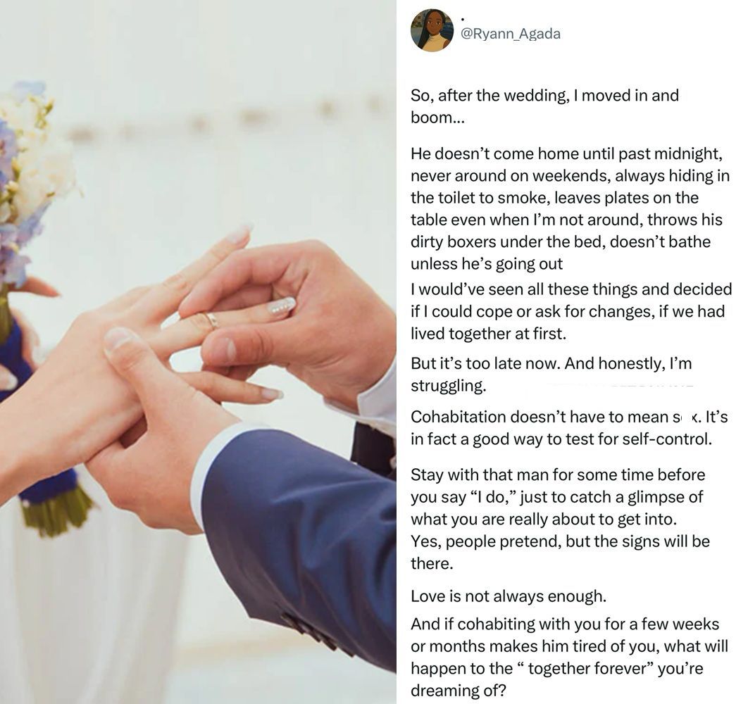 busterblog - “Stay With That Man First”: Woman’s Viral Marriage Advice Sparks Heated Debate Online
