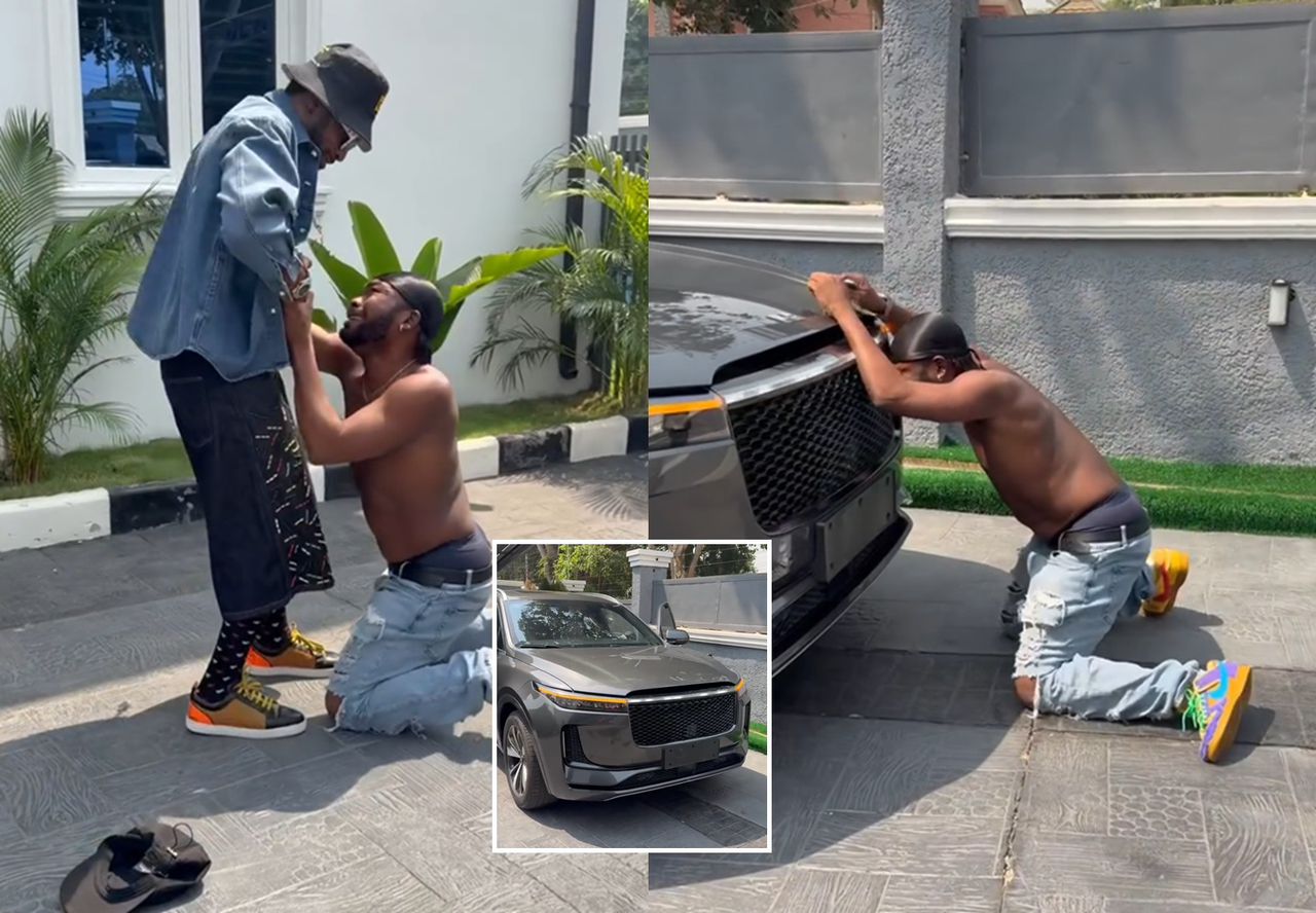 From Surprise to Tears: D’banj Gifts Slimcase a Brand-New SUV in Emotional Moment That Stunned Fans