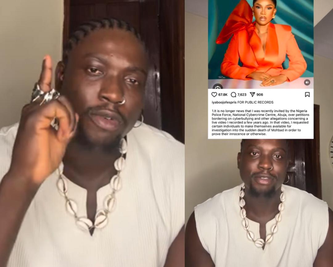 “God Sees Everything” – VeryDarkMan Reacts Sharply to Iyabo Ojo’s Press Release on Mohbad’s Case
