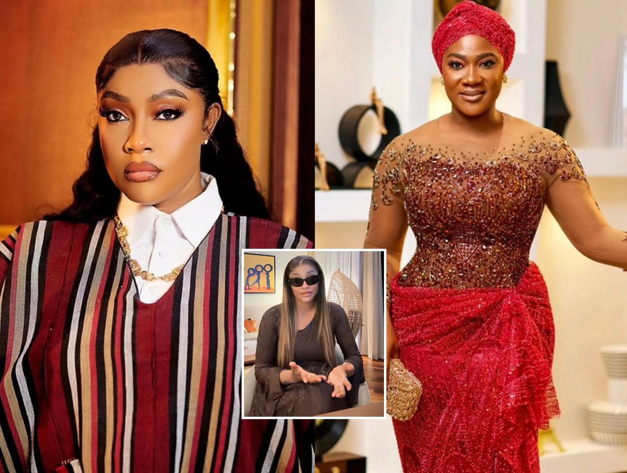 “I’m Deeply Sorry, You Are Not a Witch” – Angela Okorie Publicly Apologizes to Mercy Johnson-Okojie and Her Family in Emotional U-Turn