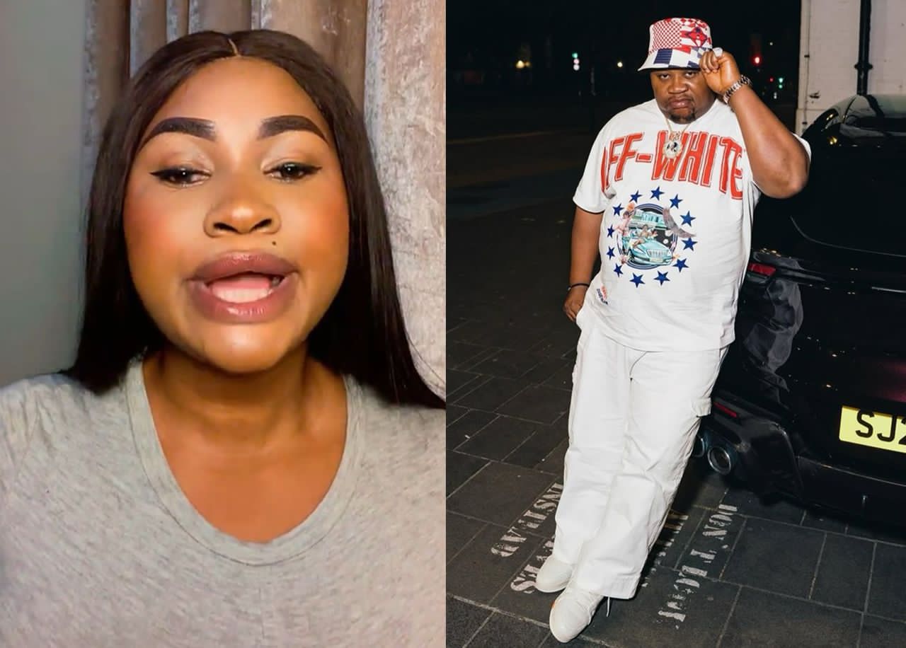 “Na Azaman You Dey Do” – Cubana Chief Priest’s Alleged Babymama, Hellen, Shades Him Over Absence in Miami for Davido’s Wedding