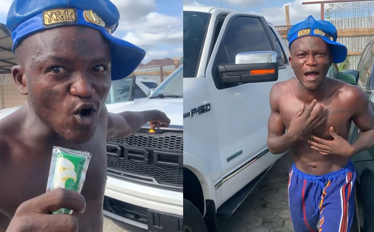 busterblog - Portable Flexes New Ford Truck, Says Burna Boy’s ₦20M Gift Helped Fund It