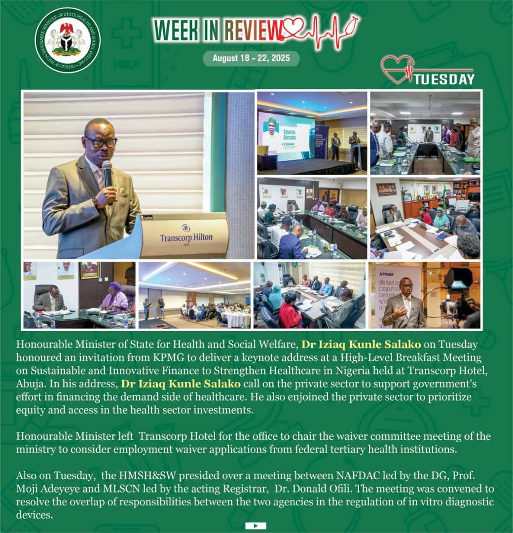 Powering Health for All Nigerians: A Week of Bold Moves by Dr. Iziaq Kunle Salako